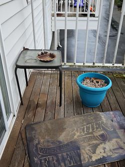Various Outdoor Planter Pots and Stands
