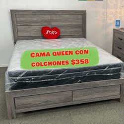 Camas Con Colchones Incluidos !! Nuevas Entregas A Domicilio 