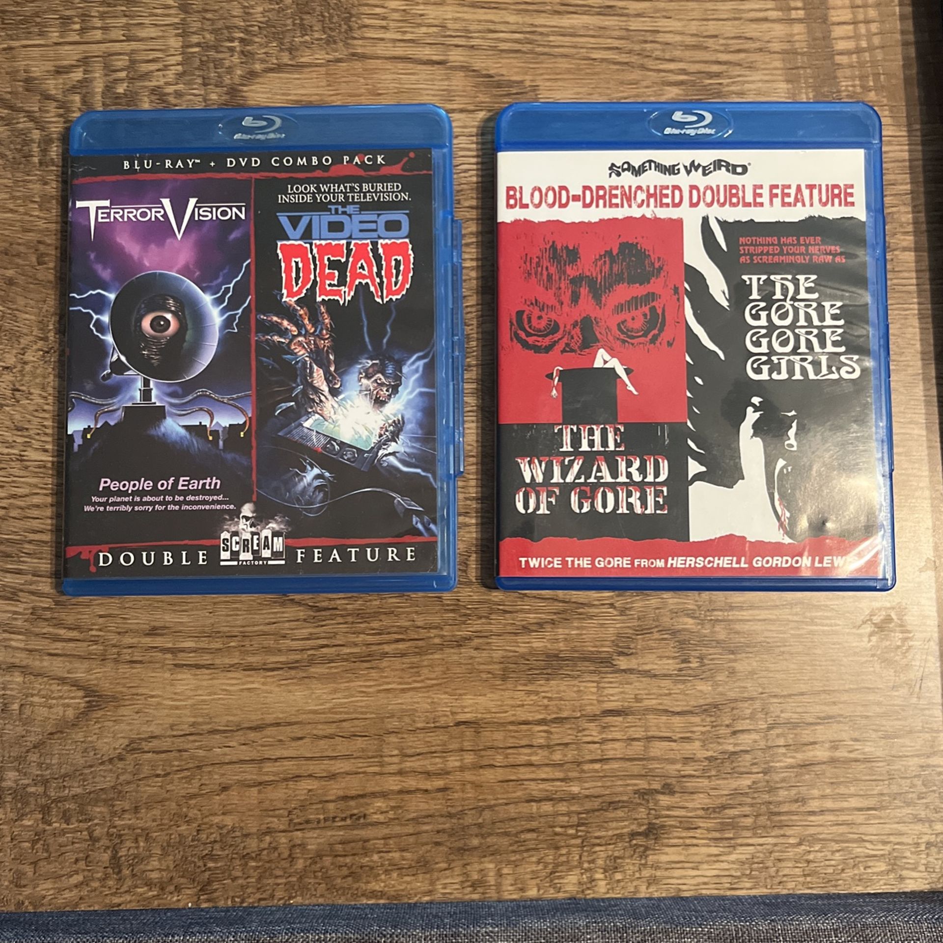 Horror Blu Ray Double Features 