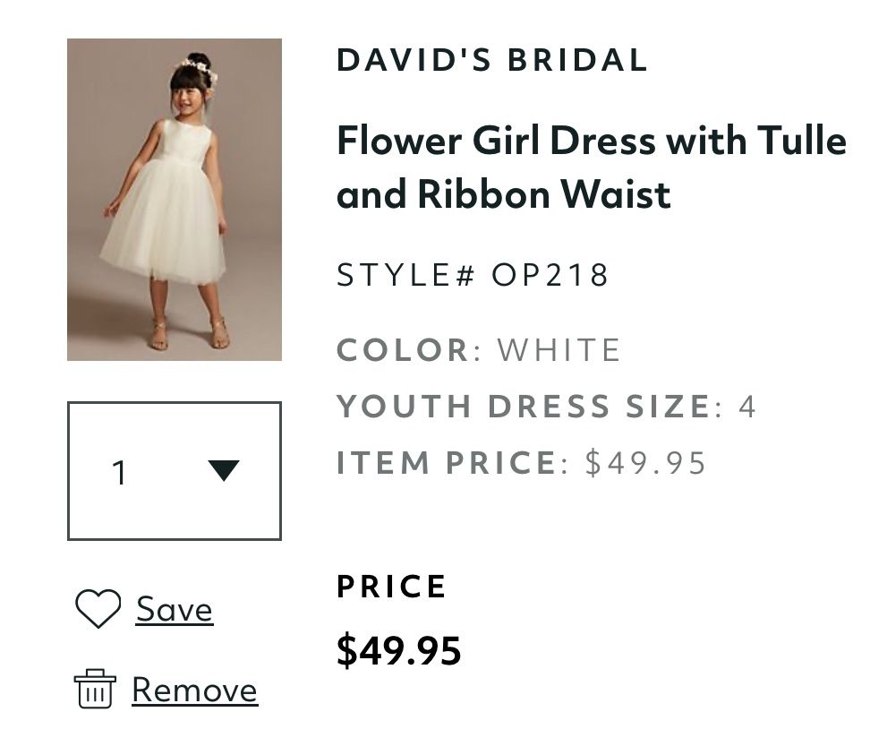 Flower Girl Dress