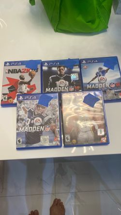 (5) PS4 Games