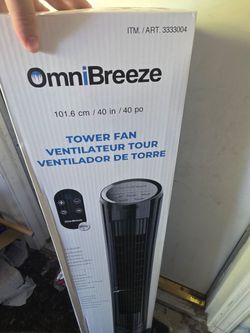 Omni wave tower fan