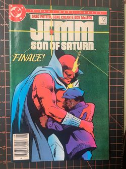 Jemm, Son of Saturn #12 (Newsstand)  Last Issue - w/Bag+Board