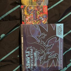 Pokemon Phantasmal etb/ Ascended heros tin/ Phantasmal Bundle