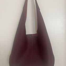 Genuine Leather Hobo Bag