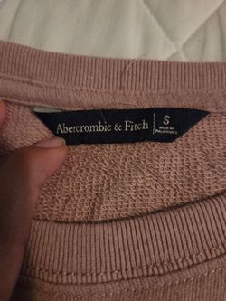 Abercrombie & Fitch Pink Sweatshirt Size S