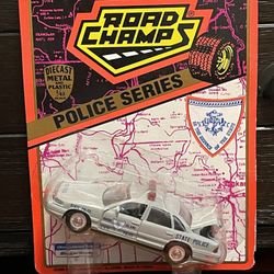 ROAD CHAMPS (6430-16) RHODE ISLAND PATROL CAR 1:43 SCALE DIECAST METAL MODEL