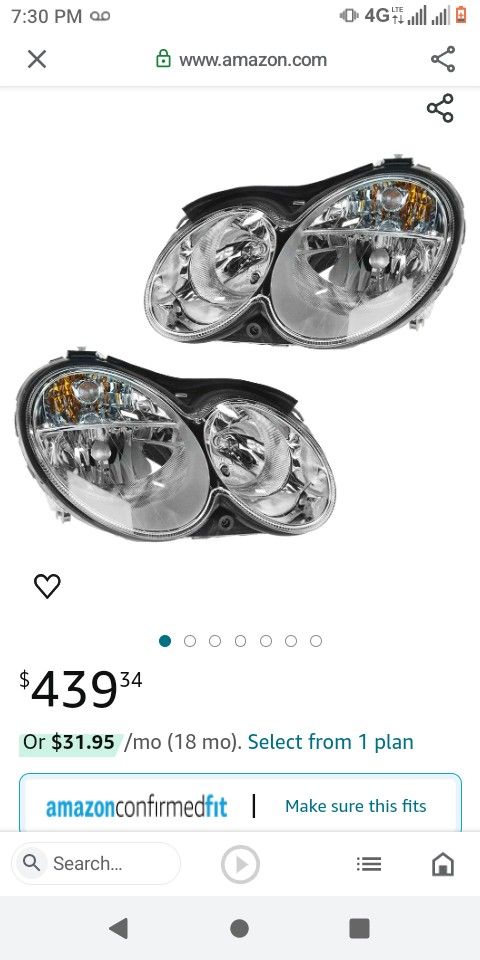 Mercedes Benz Head Light (2008)