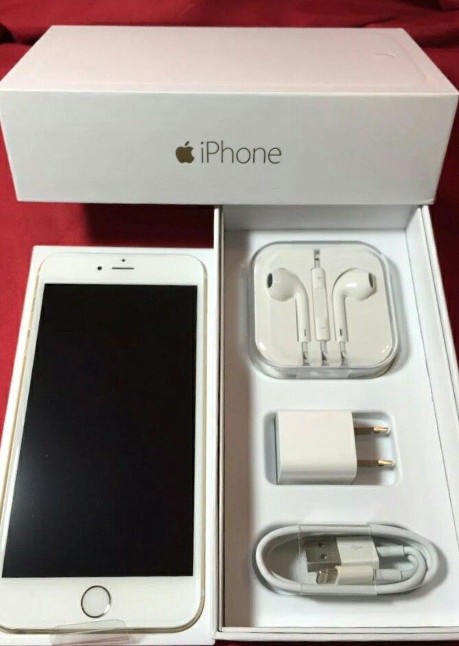 IPhone  6 + Factory Unlocked + box and accessories + 30 day warranty