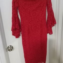 Red Lace Dress