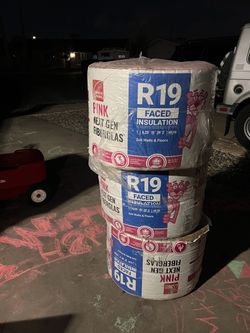 R19 Faced Fiberglass Insulation – 3 Bags