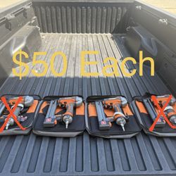 RIDGID Pneumatic 18-Gauge 1-1/2 in. Finish Stapler with Contractor's Bag **2 Available, $50 Each**