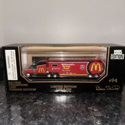 Bill Elliott #94 toy hauler limited edition collectable 