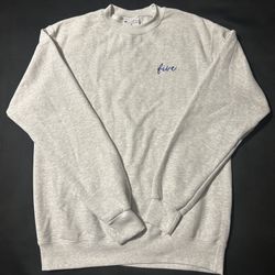 Champion Light Grey Sweatshirt Five Logo Medium