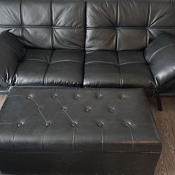Memory Foam Futon Sofa Bed Couch Sleeper FULL Size Convertible Foldable Loveseat 