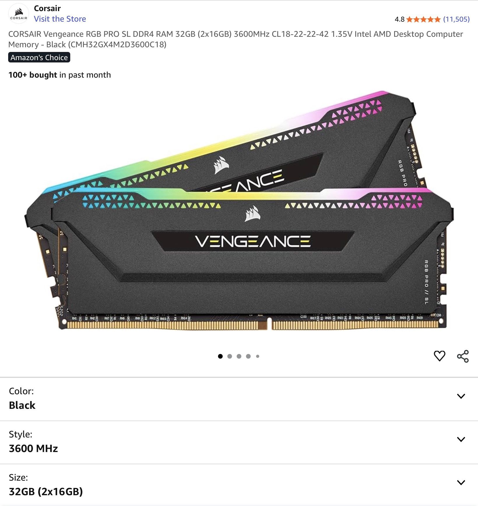 Rgb 32 gb ram