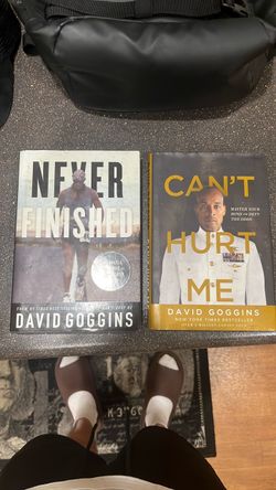 David Goggins books in new condition
