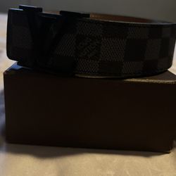 Black Louis Vuitton Belt