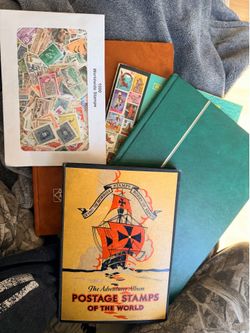 Stamp Collections Worldwide and Disney books and more