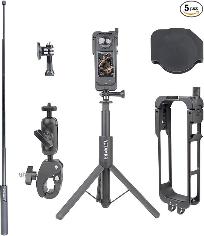 5-in-1 Protection Kit, Compatible with Insta360 X5 Camera