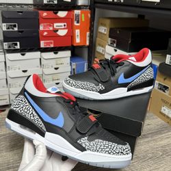 Size 10.5 - Jordan Legacy 312 Low Chicago Flag