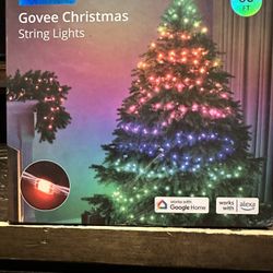 Govee Christmas Lights 66ft, Smart RGBIC String Lights App-Controlled, 125+ Scene Modes, IP65 Waterproof, Sync with Music, Works with Alexa, Holiday P