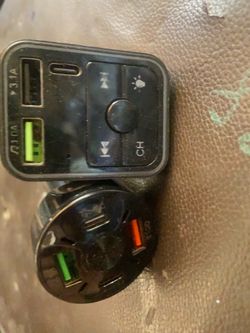 Ciggerettes Bluetooth radio adapter and multiple charger cig adapter