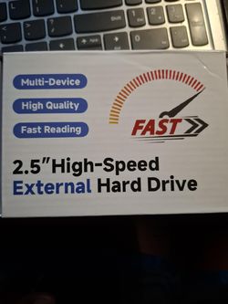 High-Speed External Drive (4TB) for Sale....NEW!