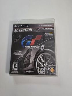 PS3 Gran Turismo 5 XL Edition Case And Manual Only, No Game