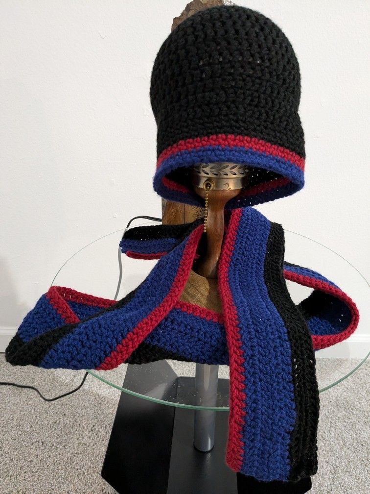 Handcrafted Beanie/Scarf Combo For Winter.