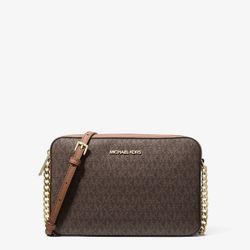 Michael Kors Brown Logo Crossbody NWT