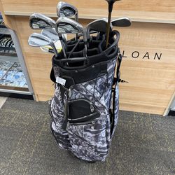 CALLAWAY Steelhead XR Iron Set 4- PW AW -54&58 Wedges W/ Putter and Stand Bag