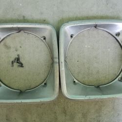 1975 dodge van oem headlight bezels 