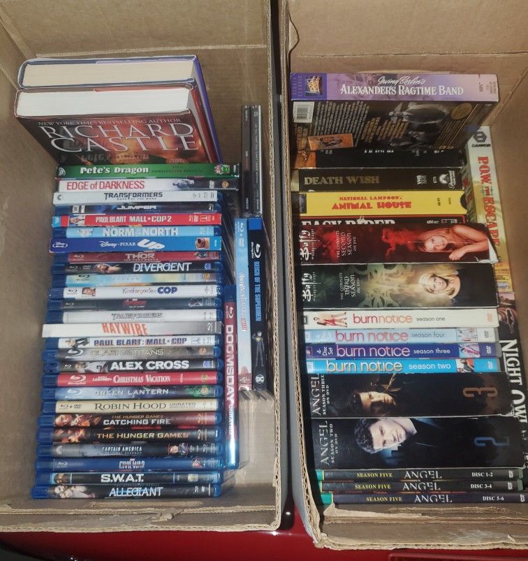 DVD Blu-Ray TV Series VHS Collection 500+