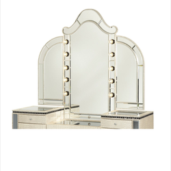 Hollywood Swank Vanity w/ Mirror in Crystal Croc