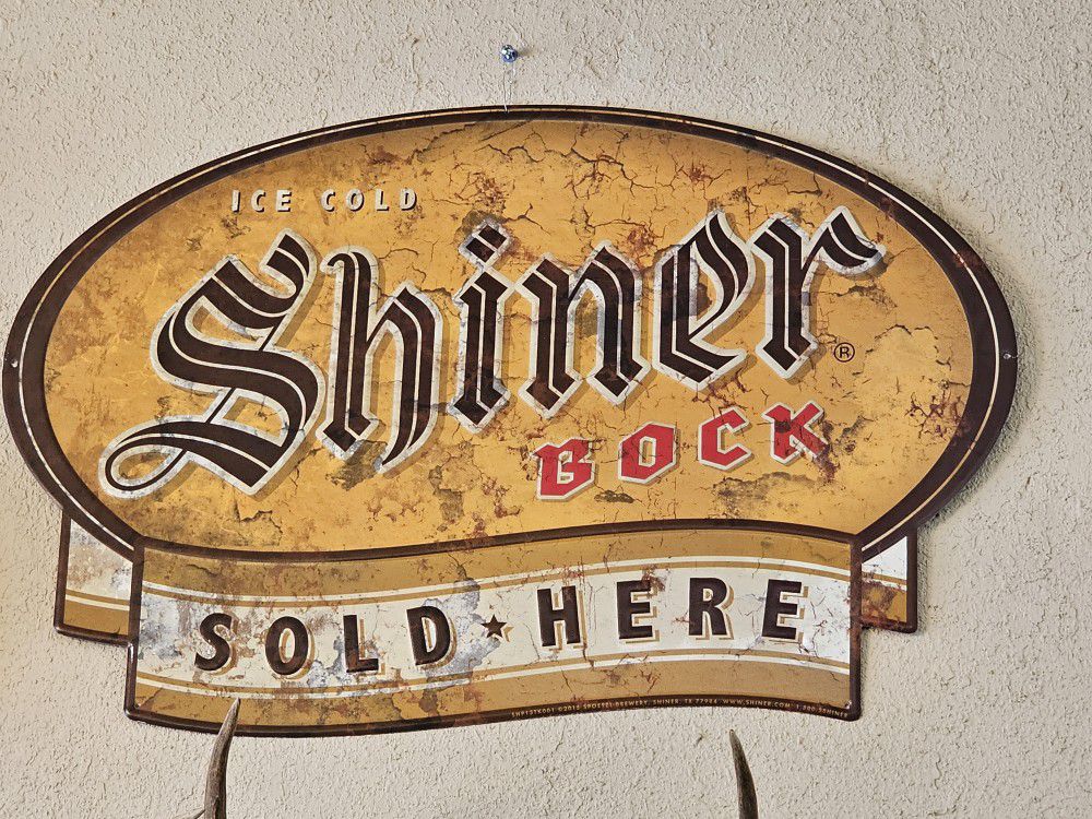 Shiner Bock Sign