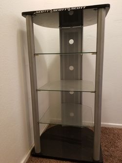 Glass shelving/storage/stand