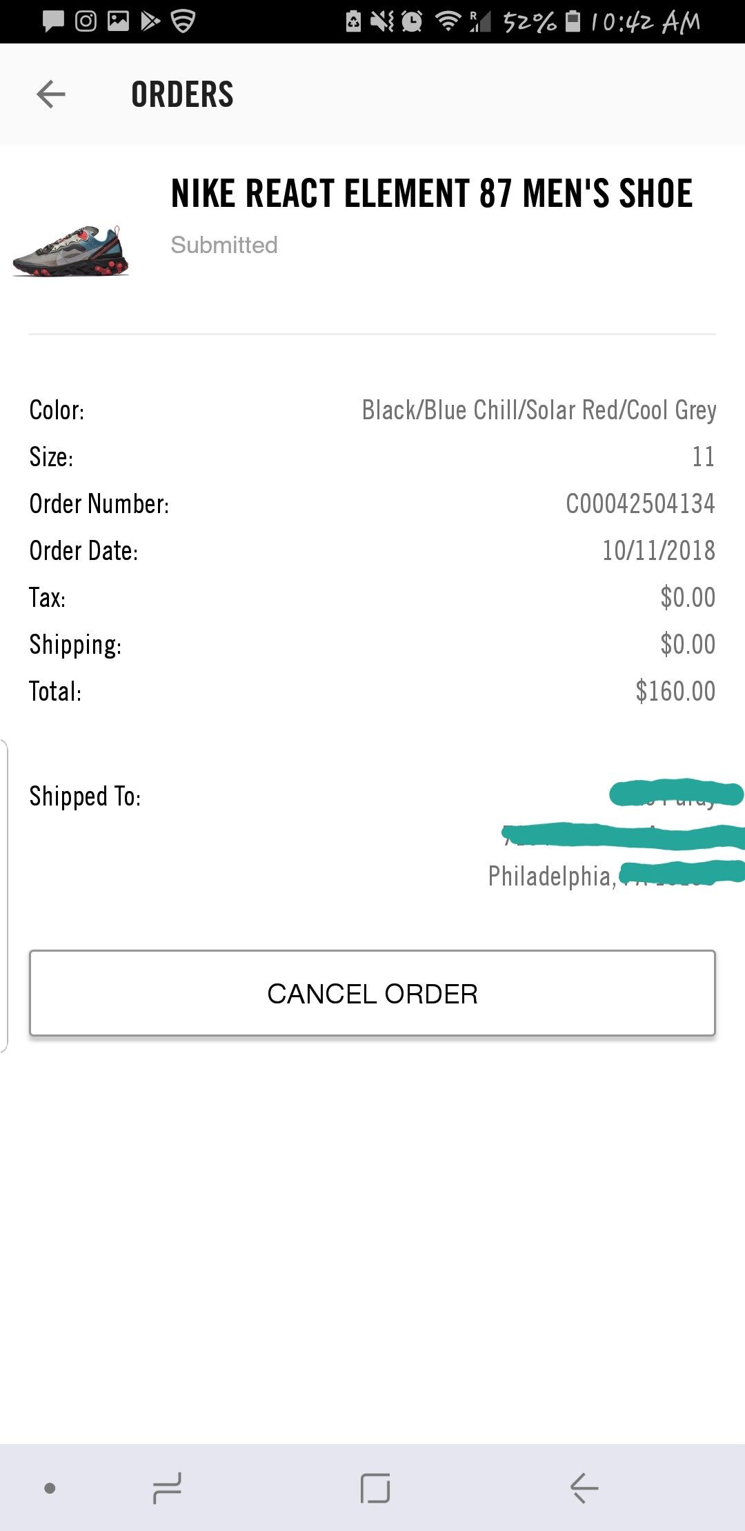 Nike React Element 87