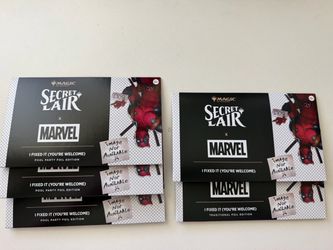 Mtg secret lair Deadpool I fixed it Pool Party Edition sealed