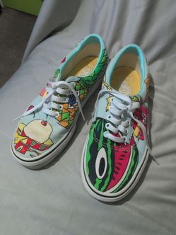 Vans, funny fruit, size: mens 8/women's 9.5
