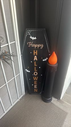 Coffin ⚰️ Halloween sign