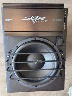 12” Subwoofer And Amp. 1200 Watt. Bangs.