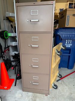 4-Drawer Metal Vertical Filing Cabinet