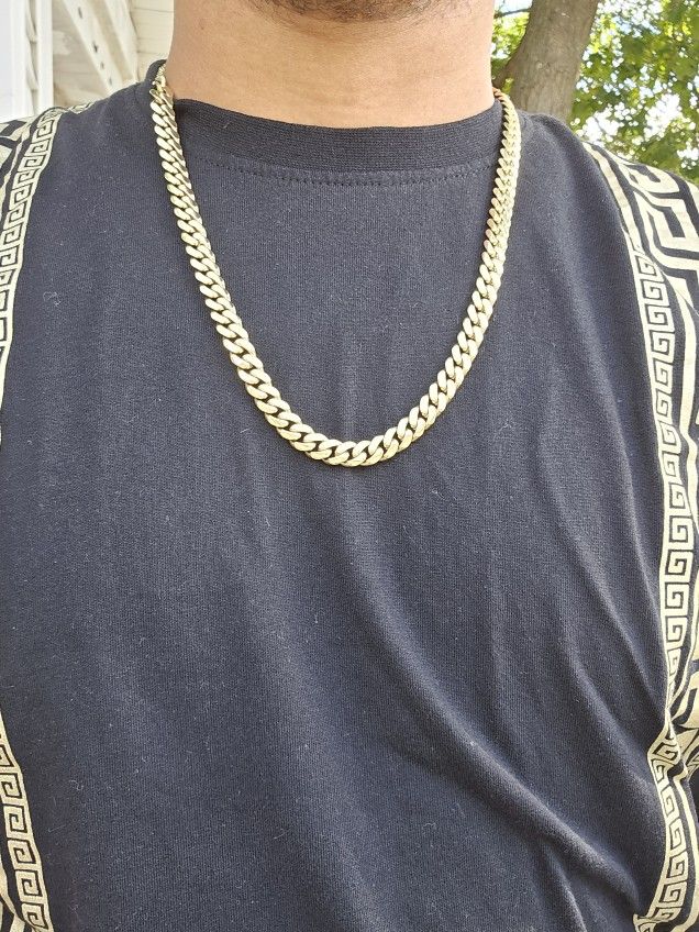 14k gold plated chain stamped with 14k.