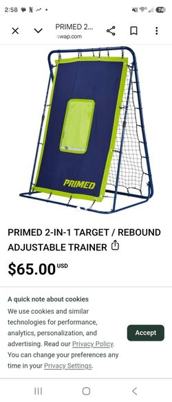 PRIMED 2-in-1 Target/Rebound Trainer baseball/softball