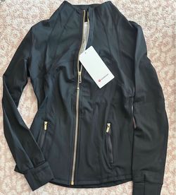 Lulu Black and Gold Jacket $45 **READ DESCRIPTION**