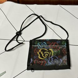 Home interiors and gifts signature logo Bi-Fold Neck Wallets with Bright Colors