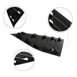 Brand New JDM Honda Accord 2018-2022 Glossy Black Side Vent Window Quarter Louver Cover