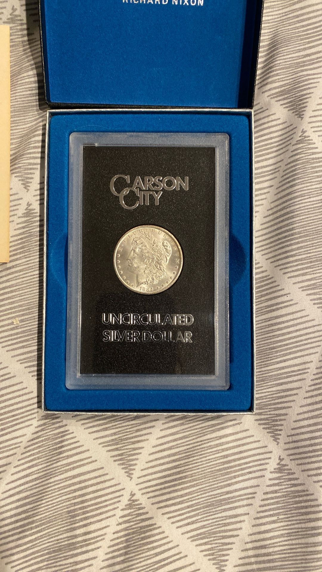 1884-CC $1 Morgan Silver Dollar GSA Blast White