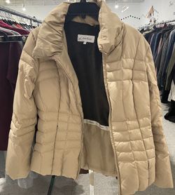 Beige Calvin Klein Coat 